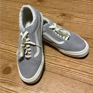 Vans Gray and White Women's Sneakers